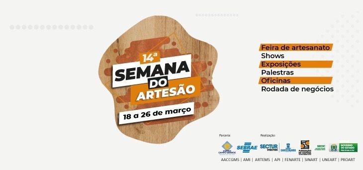 Semana do Artesão 2022 homenageia três mestres de trajetória reconhecida no Estado