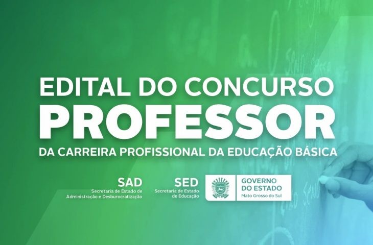 SED divulga relação de candidatos inscritos no concurso de provas e títulos para professor