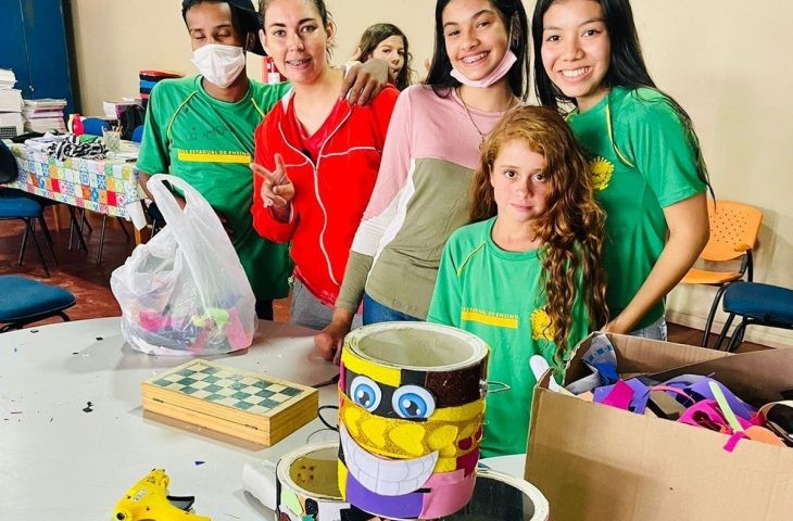 Resgate de brincadeiras antigas é temática de projeto em Escola da Autoria de Aral Moreira