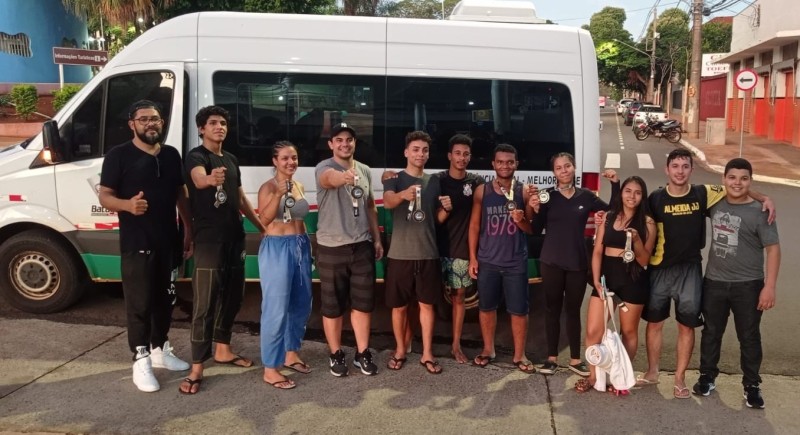 Atletas representam Bataguassu no Campeonato Estadual de Jiu Jitsu e conquistam medalhas