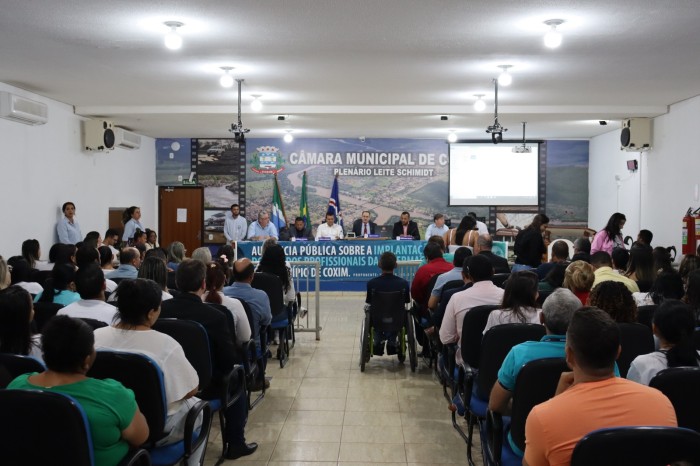 Audiência Pública em Coxim discute implantação do piso dos profissionais da enfermagem no município