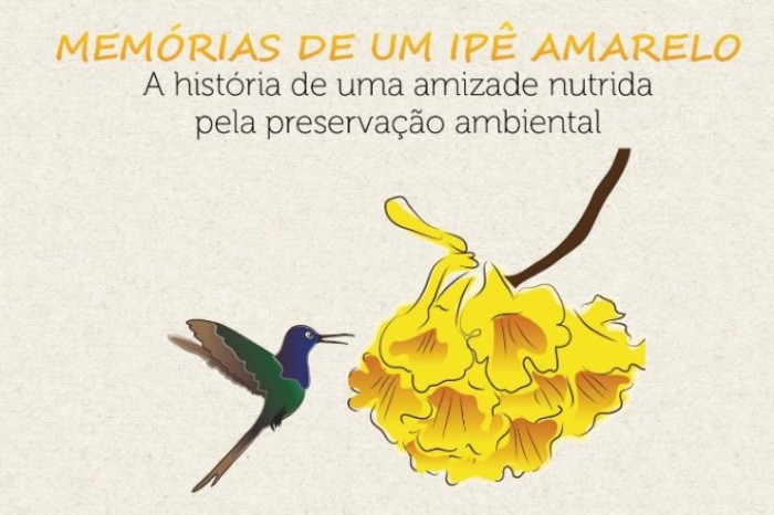 Livro conta a história de um beija-flor e de um ipê amarelo, que se unem em defesa do Pantanal