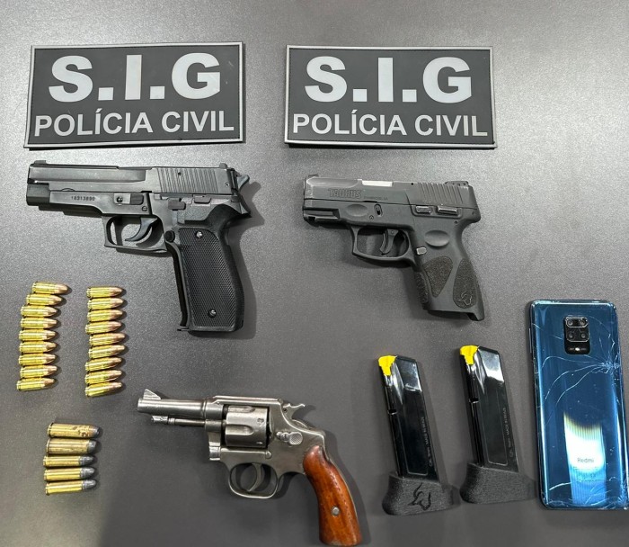 Polícia Civil prende em flagrante homem por posse irregular de arma de fogo, durante cumprimento de mandado de busca domiciliar em Ivinhema