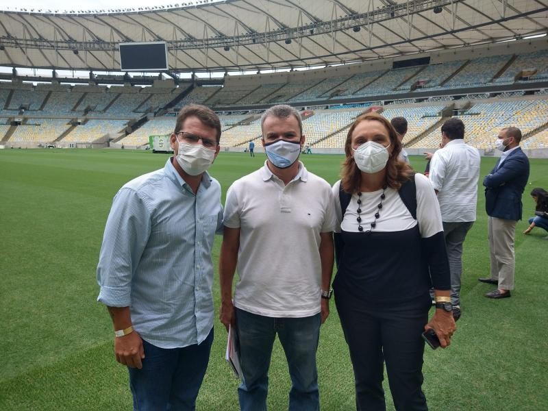 Sejuv realiza visita técnica ao gramado híbrido do Estádio Maracanã, no Rio de Janeiro