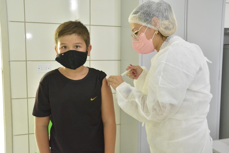 Saúde realiza Dia D de vacinação infantil contra Covid-19